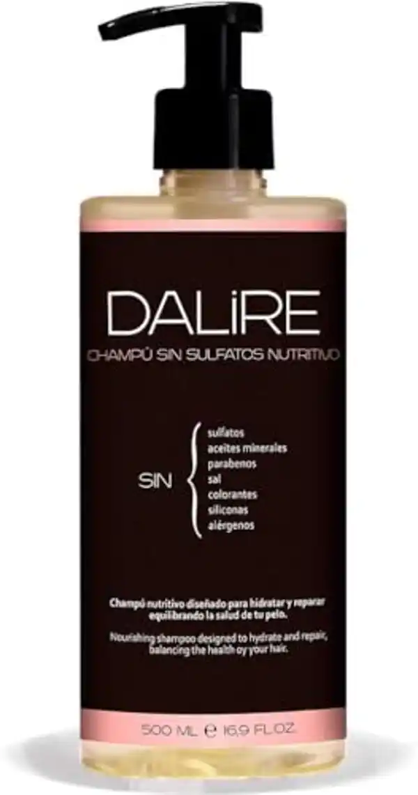 Champú DALIRE sin sulfatos para cada tipo de cabello