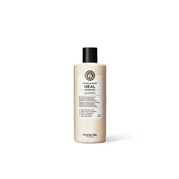 Maria Nila Head & Hair Heal, Champú 350 ml, previene la caspa/problemas del cuero cabelludo y estimu