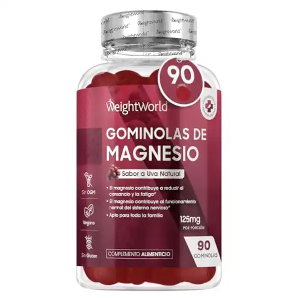 Citrato de Magnesio 125 mg en formato gomiunolas de WeightWorld