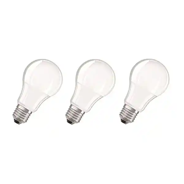 Osram Base Classic A - Bombilla LED, paquete de 3