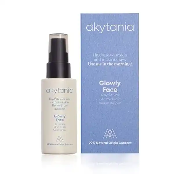 Akytania, sérum de día facial vegano de uso diario Glowly Face