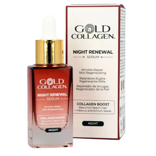 Gold Collagen Night Renewal Serum