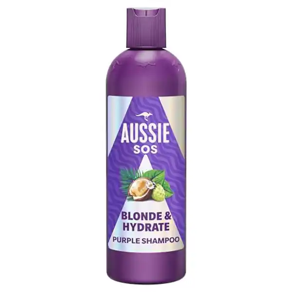 Aussie SOS - Blonde & Hydrate - Champú pelo decolorado y canas