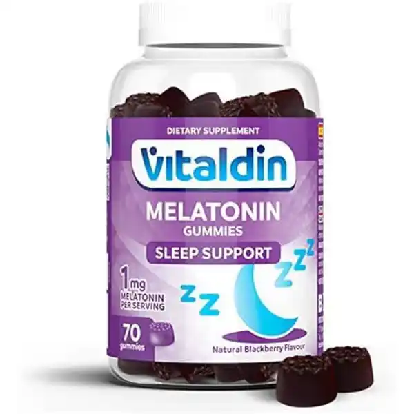 VITALDIN, melatonina en forma de gominola 1 mg (70 gominolas)