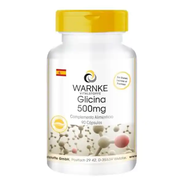 Warnke Vitalstoffe, suplemento de Glicina en cápsulas 500mg