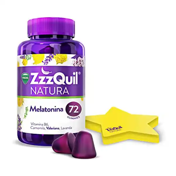 ZzzQuil Natura, gominolas de melatonina 1 mg (72 gummies)