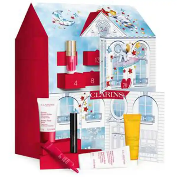 Clarins, calendario de Adviento con 24 cosméticos