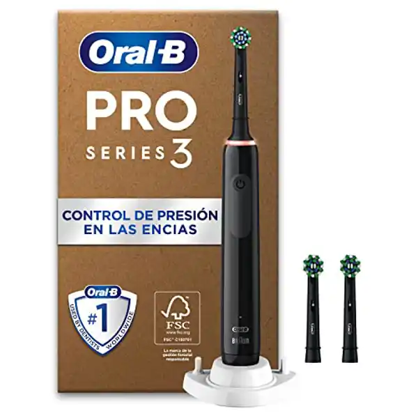 Cepillo de dientes eléctrico Oral-B Pro 3 y 3 cabezales