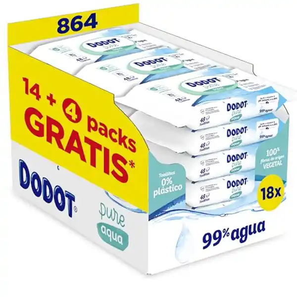 Toallitas Pure Aqua Dodot