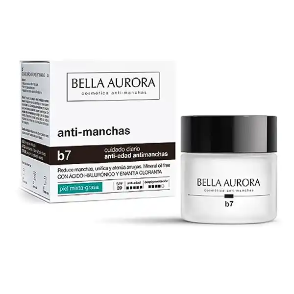 BELLA AURORA B7, crema antimanchas y antiedad piel mixta-grasa