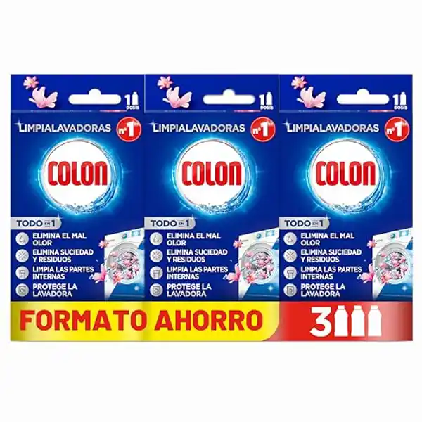 Colon Limpialavadoras (3 uds)