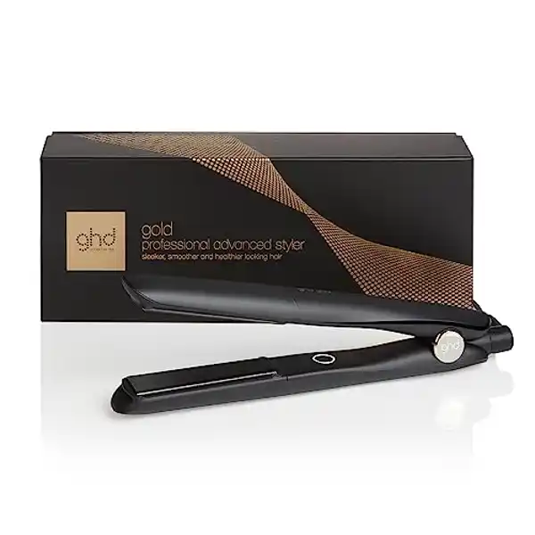 ghd gold, plancha de pelo profesional para alisar, rizar y crear ondas