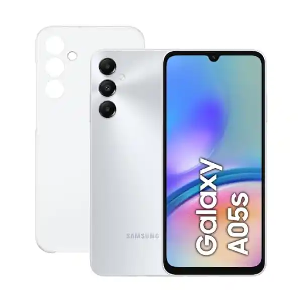 Samsung Galaxy A05s - 64 GB, pantalla 6,7" (funda incluida)