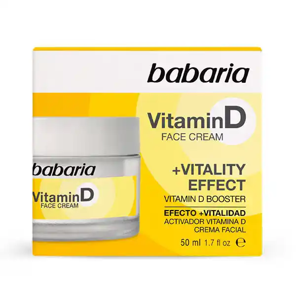 BABARIA Vitamin D, crema facial revitalizante