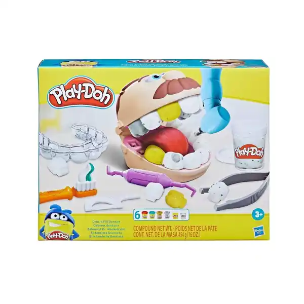 Play-Doh El Dentista Bromista, juego de plastilina 