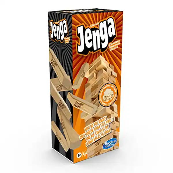 Jenga  de Hasbro Gaming, juego original de bloques de madera