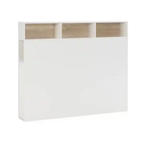 Cabecero Zeus con almacenaje color blanco, Maisons du Monde 