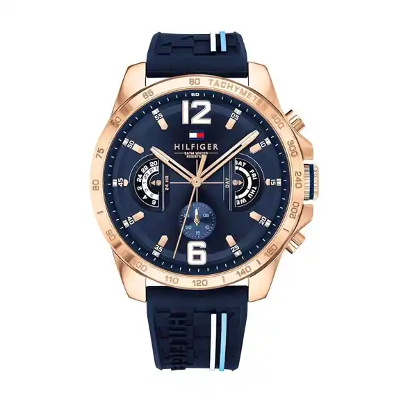 Tommy Hilfiger, reloj analógico multifuncional de cuarzo para hombres