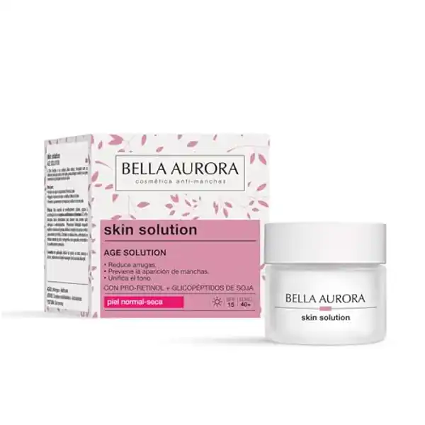 BELLA AURORA Age Solution, crema antiarrugas reafirmante de día, 50 ml