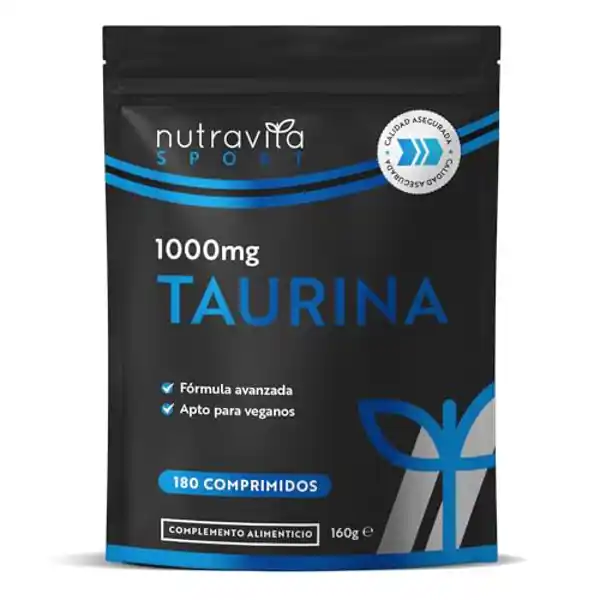 Nutravita L-Taurina Pura 1000mg Alta Dosis