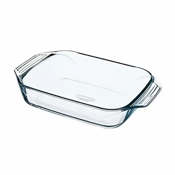 Fuente rectangular de vidrio para hornear Pyrex | 31 x 20 cm