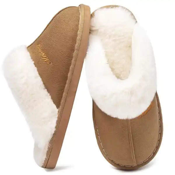 Donpapa, zapatillas de estar por casa peluche Memory Foam