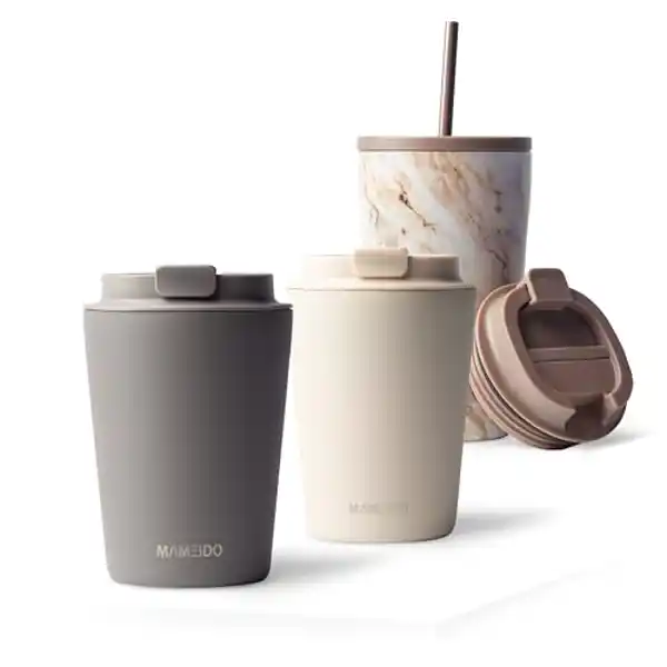 MAMEIDO, termo  de cafe de350ml, vaso térmico antigoteo