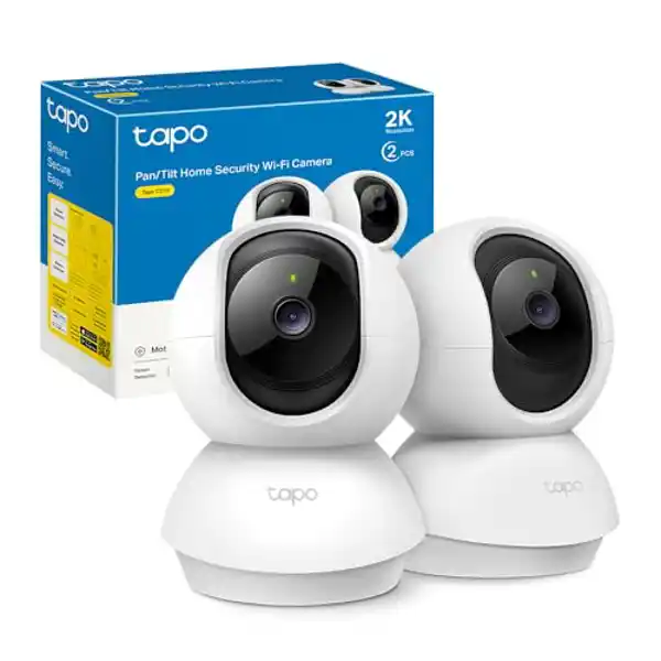 Tapo TP-Link C210, pack de 2 cámaras de vigilancia WiFi 360°