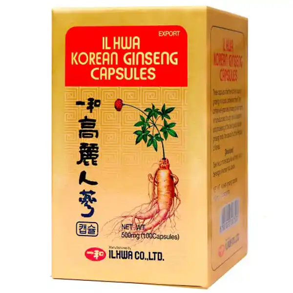 TONGIL Ginseng Coreano Puro, 500 mg, 100 cápsulas 