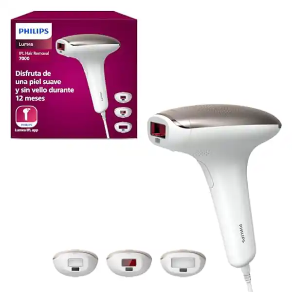 Depiladora de luz pulsada Philips Lumea Serie 7000