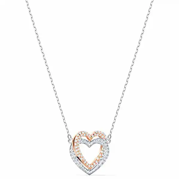 Swarovski, collar Infinity corazón