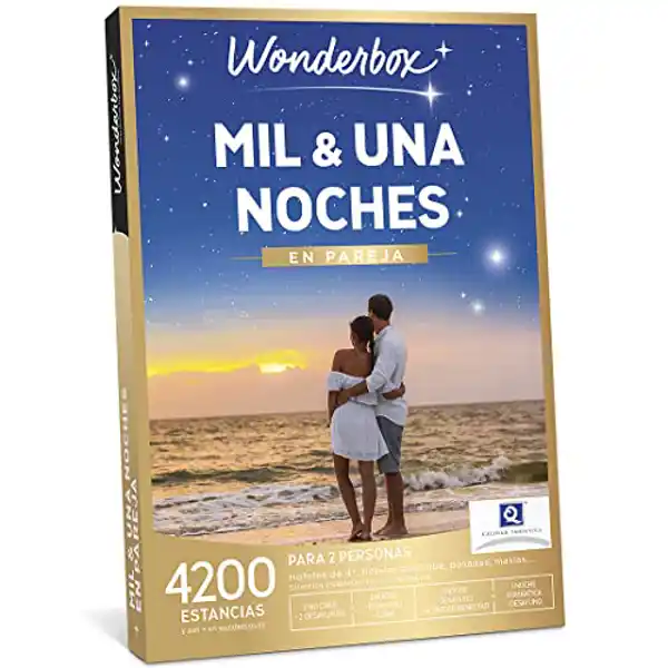 WONDERBOX, caja regalo Mil&Una Noches en Pareja, más de 4000 estancias