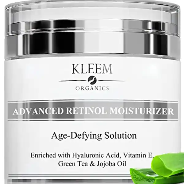 Kleem Organics, crema antiedad con retinol y ácido hialurónico 