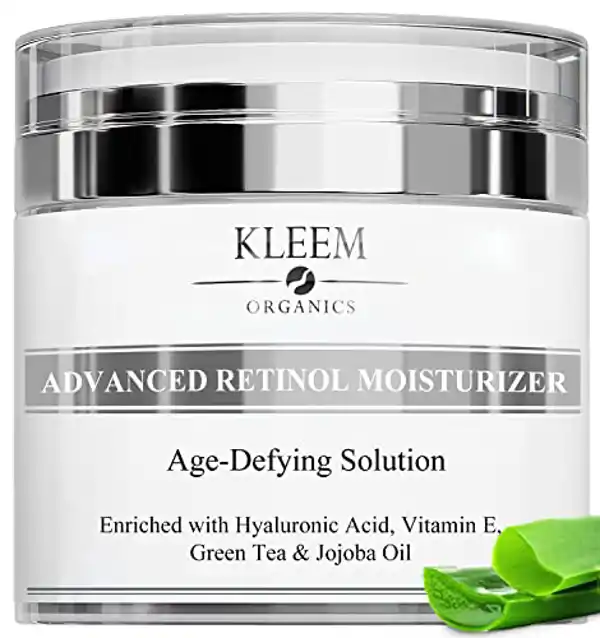 Kleem Organics, crema antiedad con retinol y ácido hialurónico 