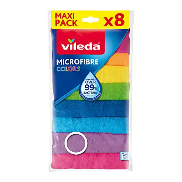 Paños de microfibra antibacteriano (8 uds)