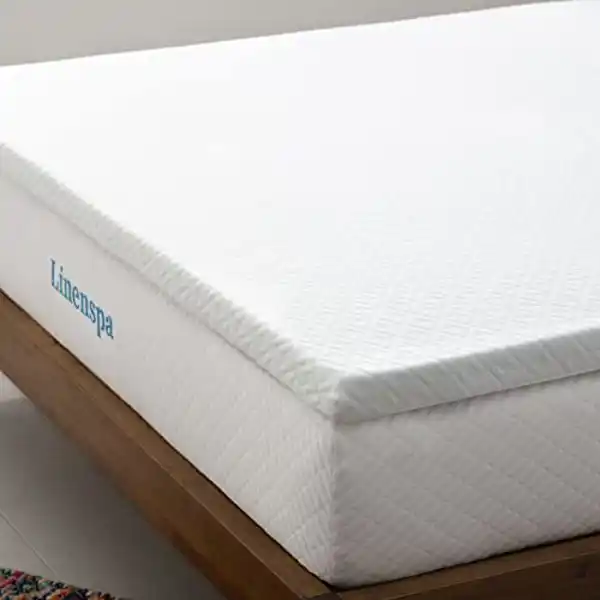 Linenspa, sobrecolchon o topper viscoelastico 90 x 190 cm