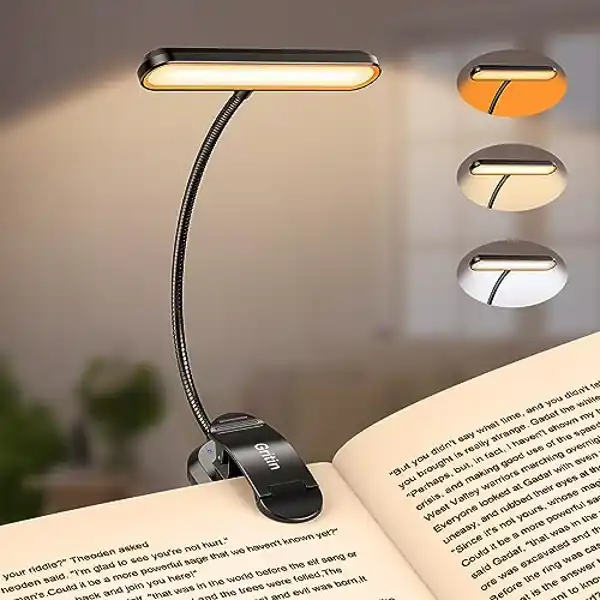 Gritin 19 LED, luz de Lectura 360° flexible y ajustable