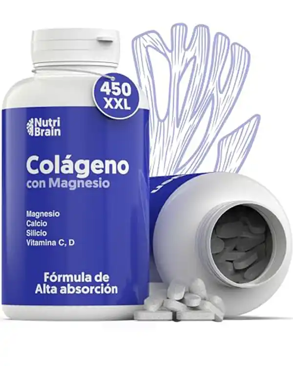 450 cápsulas colágeno hidrolizado con magnesio 