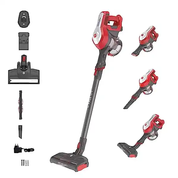 Hoover H-FREE 100 HOME, aspiradora escoba sin cable y de mano 6500Pa