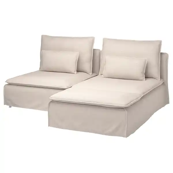 Sofá 2 plazas con chaiselongue SÖDERHAMN IKEA 