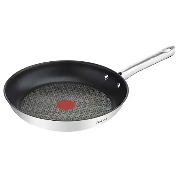 Sartén 28 cm de acero inoxidable, Tefal 