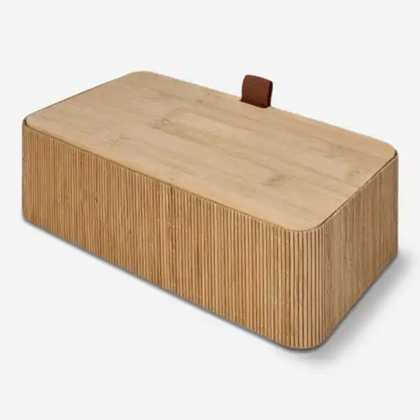 Caja de bambú