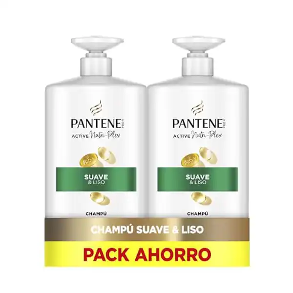 Champú Pantene Pro-V 2x1000ml para pelo encrespado