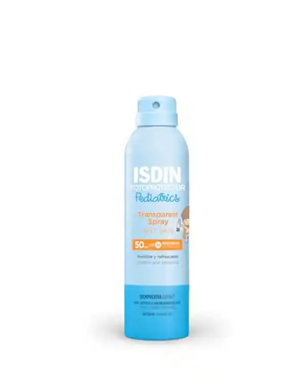 Fotoprotector ISDIN Pediatrics Transparent spray Wet Skin SPF 50