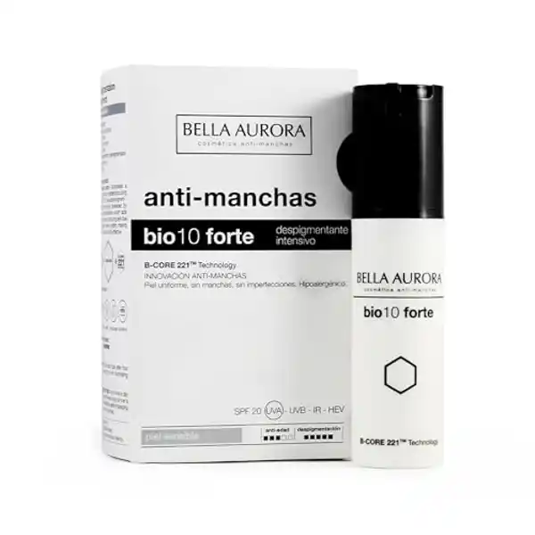 Bella Aurora Bio 10 Forte, tratamiento antimanchas para pieles sensibles