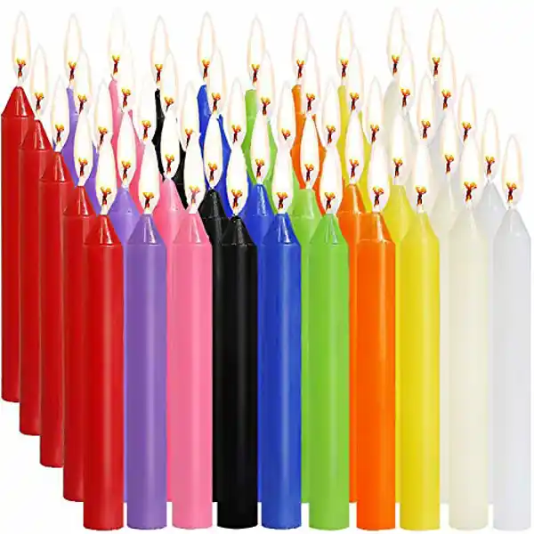 100 Velas de colores para hechizos