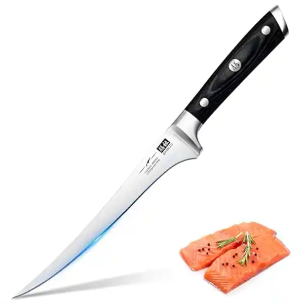 SHAN ZU, cuchillo de para filetear pescado de 18 cm