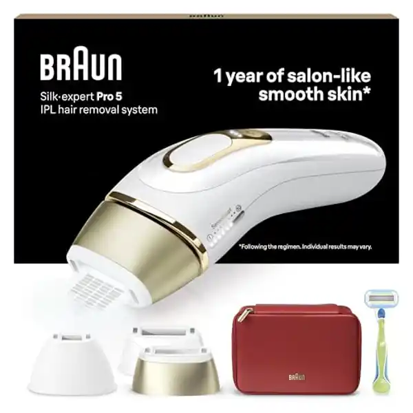 Braun Luz Pulsada Silk-expert Pro 5 PL5262 IPL, depiladora de luz pulsada