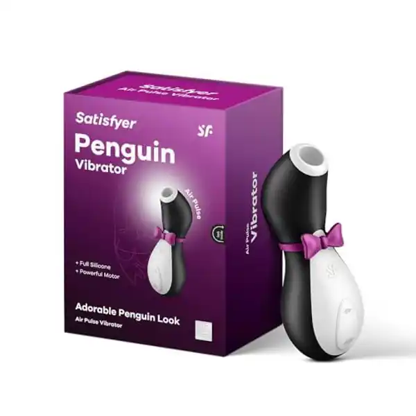 Satisfyer Pro Penguin, juguete erótico con 11 modos de vibración y resistente al agua