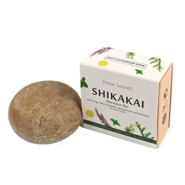 Alma Secret Shikakai, champú sólido anticaída sin Sulfatos ni Siliconas